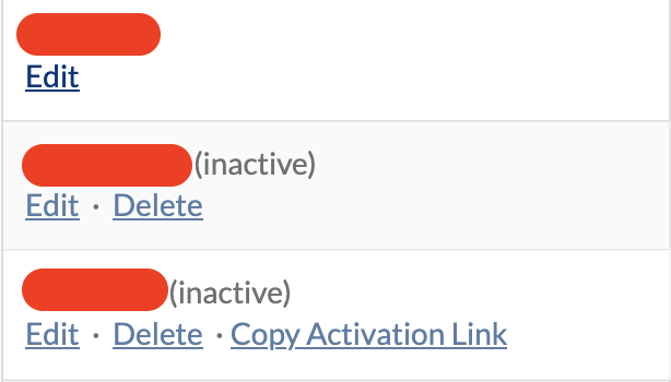 Not all active users have activation URLs